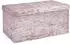 Intirilife Faltbare Sitzbank mit Stauraum, Samt, rosa, 76x38x38cm (IL-100430)