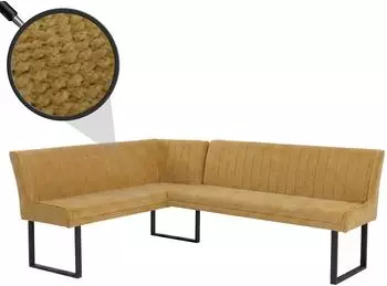 MCW Eckbank O82 Chenille &Ouml;ko-Tex 159x210cm, senfgelb (MCW-O82)