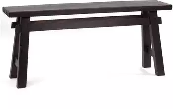 Xtradefactory Sitzbank "East" Mahagoni, 118x53x27,5cm, dunkelbraun