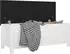 vidaXL Sitzbank mit Stauraum und Kissen, hochglanz-weiß, 105x40x45cm (326774)