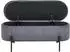 SalesFever Bettbank mit Stauraum, grau, Cord-Optik, aufklappbar (369524)