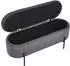 SalesFever Bettbank mit Stauraum, grau, Cord-Optik, aufklappbar (369524)