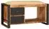 vidaXL Sitzbank mit Stauraum, Mangoholz massiv, braun, 80x35x40cm (4015983)