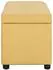 vidaXL Sitzbank mit Staufach 116cm, Polyester, gelb (281324)