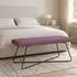 vidaXL Bank lila 110x40x45cm Samt (42038356)