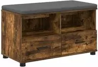 Vidaxl Hall Bench Smoked Oak 80 X 38 X 46 Cm