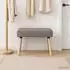 vidaXL Kanalgepolsterte Bank taupe, Stoff, 60x40x45cm (42038465)