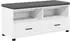 vidaXL Flurbank weiß 100x38x46cm Spanplatte (3083388)