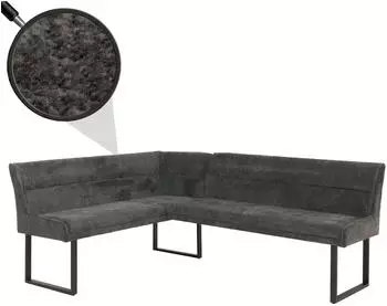 MCW Eckbank O81 Chenille 159x210cm, dunkelgrau (MCW-O81)