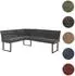 MCW Eckbank O81 Chenille 159x210cm, dunkelgrau (MCW-O81)