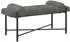 vidaXL Knopfgepolsterte Sitzbank mit Kissen, dunkelgrau, 110x40x46cm (42038386)