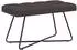 vidaXL Sitzbank mit Knopfheftung, Stoff, dunkelbraun, 80x40x46cm (42038361)