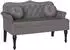 vidaXL Chesterfield Sitzbank grau 120,5x65x75cm Kunstleder (42019282)