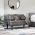 vidaXL Chesterfield Sitzbank grau 120,5x65x75cm Kunstleder (42019282)