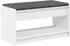 vidaXL Flurbank weiß 83x38x45cm