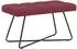 vidaXL Sitzbank mit Knopfheftung, weinrot, Stoff, 80x40x46cm (42038360)