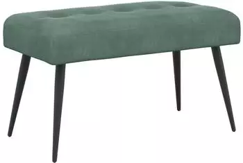 vidaXL Sitzbank mit Knopfheftung, Samt, meergr&uuml;n, 80x40x46cm (42038526)