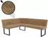 MCW Eckbank O81 Chenille 159x210cm, hellbraun (O81)