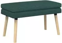 vidaXL Doppellagige Bank Dunkelgr&uuml;n 80 x 40 x 47 cm Stoff