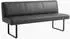 Kawola ELEEN Esszimmerbank Leder schwarz 243cm (KA436401L2)