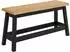 vidaXL EKAI Esstischbank schwarz 91,5x29x45,5cm (42037009)