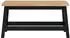 vidaXL EKAI Esstischbank schwarz 91,5x29x45,5cm (42037009)