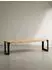 KADIMA DESIGN Esszimmerbank Akazie Massivholz, ohne Lehne, 160x40x45cm