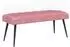 vidaXL Sitzbank mit Knopfheftung, Samt, rosa, 110x40x46cm (42038575)