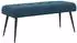 vidaXL Sitzbank mit Knopfheftung, blau, Samt, 110x40x46cm (42038538)