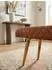 KADIMA DESIGN Springbock-Lederbank Massivholz Echtleder, 115x38x53cm