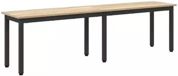 vidaXL Bank Sonoma-Optik 160x35x45cm Holzwerkstoff