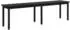 vidaXL Sitzbank schwarz Eichen-Optik 160x35x45cm Holzwerkstoff (892602)