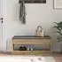 vidaXL Flurbank Artisan-Eiche 103x38x45cm