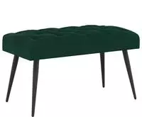 vidaXL Bank mit Knopfheftung Dunkelgr&uuml;n 80 x 40 x 46 cm Samt