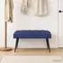 vidaXL Sitzbank mit Knopfheftung, Samt, polizeiblau, 80x40x46cm (42038569)