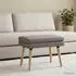 vidaXL Doppellagige Sitzbank taupe, Stoff, 60x40x46cm (42038423)