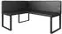 VICCO Ravon Eckbank schwarz 120x150cm (58493)