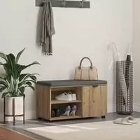 vidaXL Flurbank Artisan-Eiche 80 x 38 x 46 cm