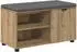 vidaXL Flurbank mit Kissen Artisan-Eiche 80x38x46cm