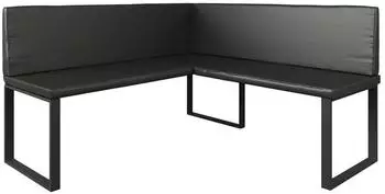 VICCO Ravon Eckbank schwarz 150x150cm (58496)