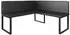 VICCO Ravon Eckbank schwarz 150x150cm (58496)