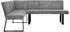 Beautysofa Velto Eckbank L-Form, Bouclé-Stoff, grau, 203x162cm (800001890730)