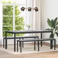 vidaXL Bank Graues Sonoma 160 x 35 x 45 cm Holzwerkstoff