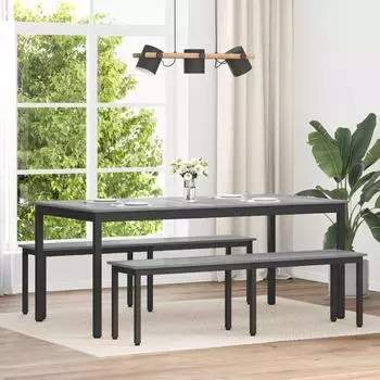 vidaXL Sitzbank grau Sonoma 160x35x45cm Holzwerkstoff (892605)