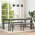 vidaXL Sitzbank grau Sonoma 160x35x45cm Holzwerkstoff (892605)