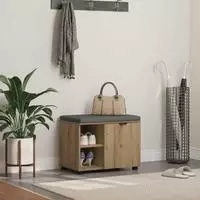vidaXL Flurbank Artisan-Eiche 60 x 38 x 46 cm
