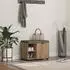 vidaXL Flurbank mit Kissen Artisan-Eiche 60x38x46cm