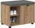 vidaXL Flurbank mit Kissen Artisan-Eiche 60x38x46cm