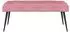vidaXL Sitzbank mit Knopfheftung, rosa, Samt, 80x40x46cm (42038519)