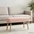 vidaXL Sitzbank rosa Bouclé 80x40x46cm (42038407)